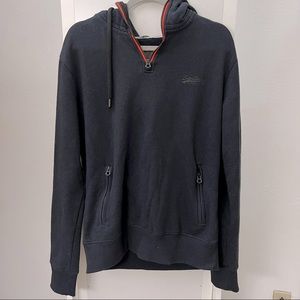 Men’s The Superdry Orange Label Co. quarter zip hoodie